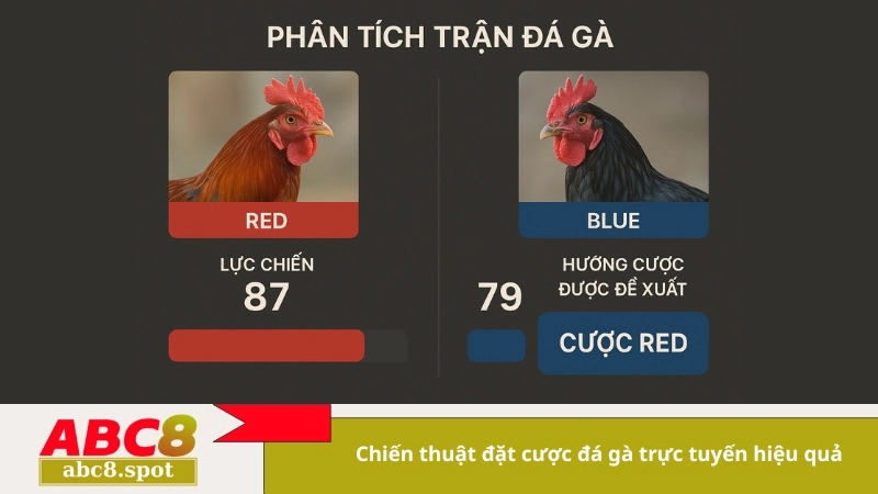 Chiến thuật đặt cược đá gà trực tuyến hiệu quả